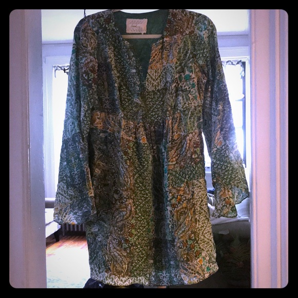 Flowey fall blouse - Picture 1 of 3